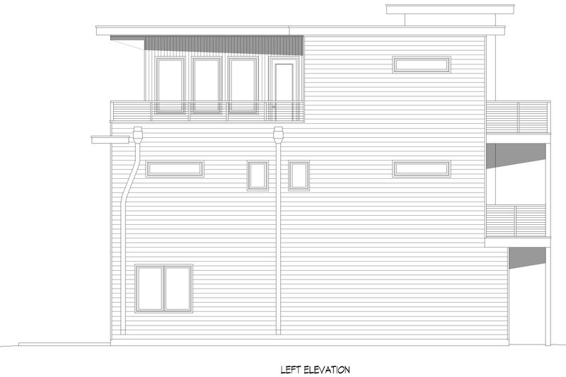 Dream House Plan - Exterior - Other Elevation for Contemporary House Plan #932-1430 - 4 bed, 4.5 bath