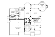 Craftsman Style House Plan - 6 Beds 5 Baths 6555 Sq/Ft Plan #132-503 
