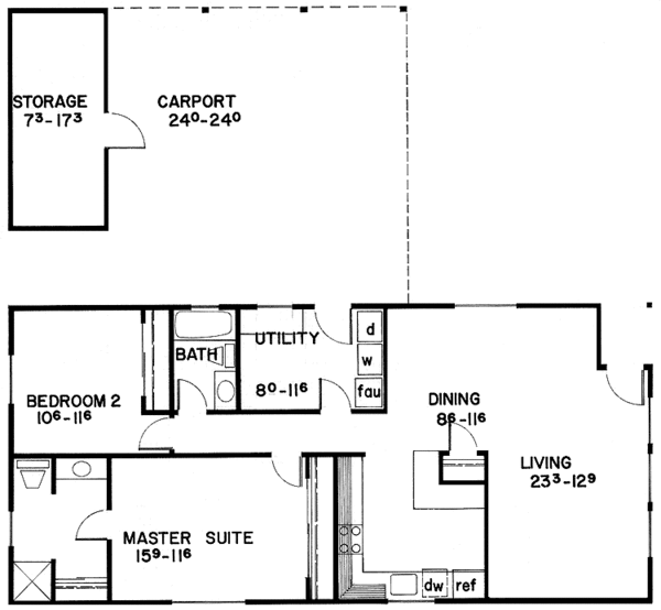 House Plan Design - Country Floor Plan - Main Floor Plan #60-855