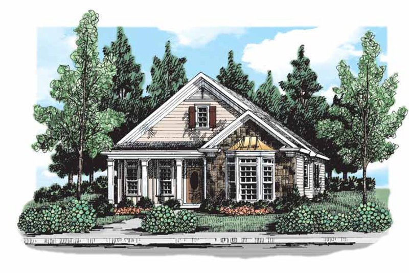 Home Plan - Country Exterior - Front Elevation Plan #927-296