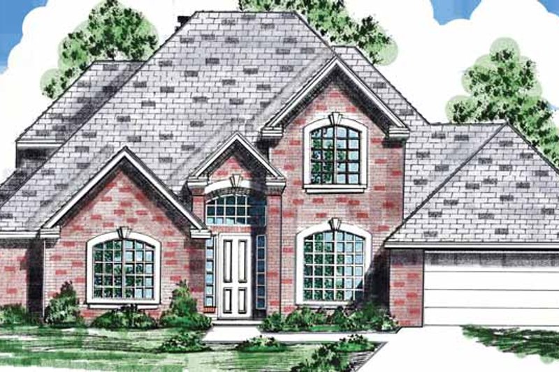 Dream House Plan - Traditional Exterior - Front Elevation Plan #52-283
