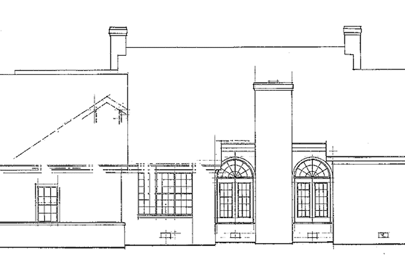 Home Plan - Exterior - Rear Elevation for Country House Plan #952-135 - 4 bed, 2 bath