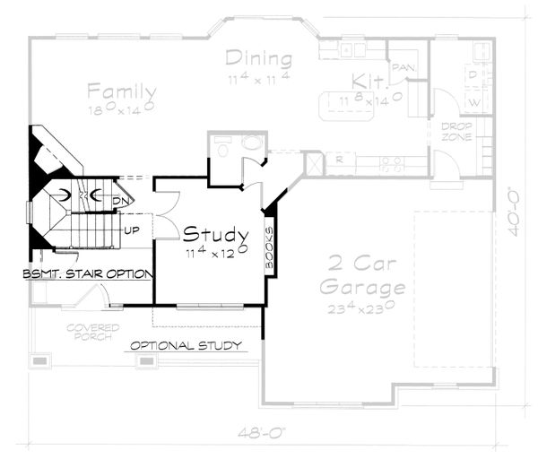 Traditional Floor Plan - Other Floor Plan #20-2095