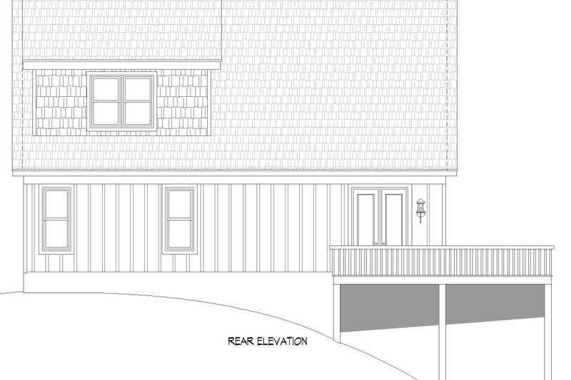 House Design - Exterior - Other Elevation 2 for Country House Plan #932-568 - 3 bed, 3.5 bath