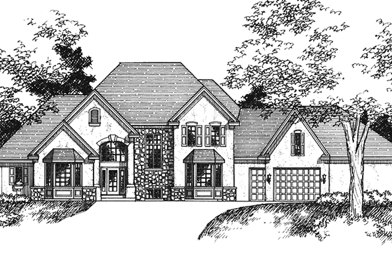 Dream House Plan - Exterior - Front Elevation 3 for Traditional House Plan #51-775 - 3 bed, 2.5 bath