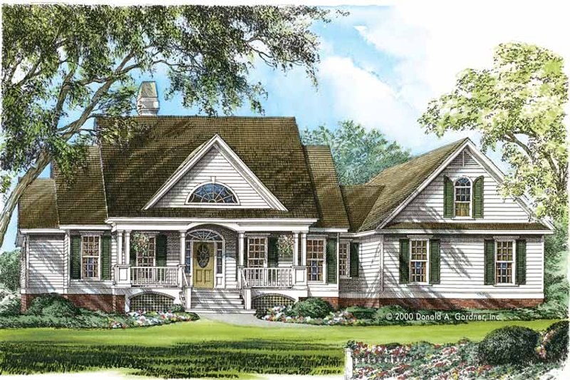 Home Plan - Exterior - Front Elevation 3 for Country House Plan #929-753 - 4 bed, 2.5 bath