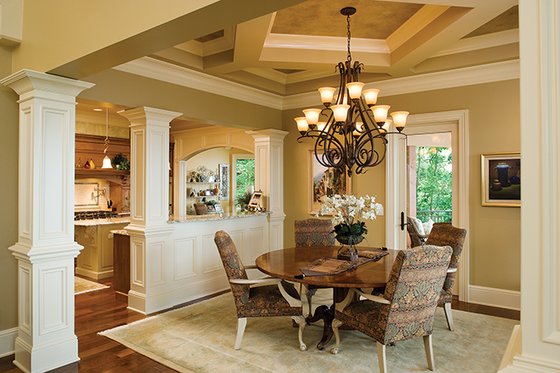 Interior - Dining Room for European House Plan #929-894 - 4 bed, 4.5 bath