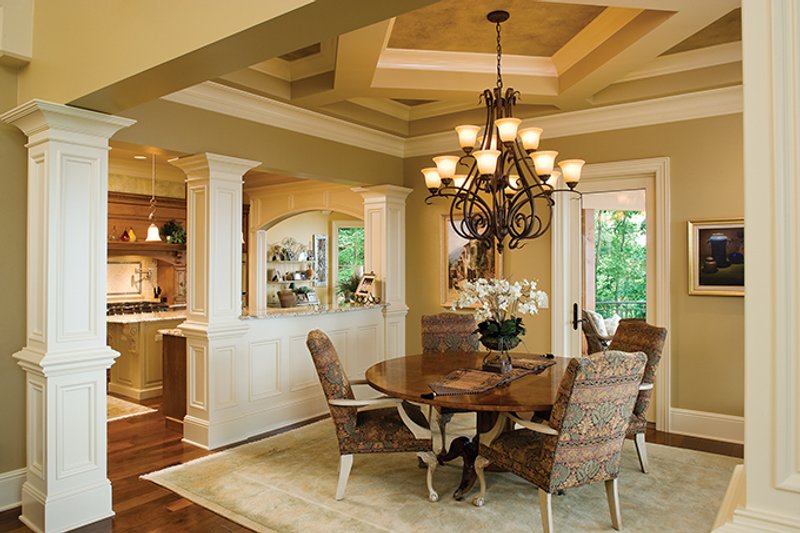 House Design - Interior - Dining Room for European House Plan #929-894 - 4 bed, 4.5 bath