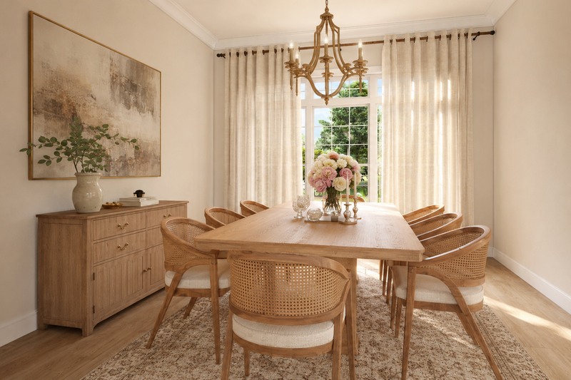House Design - Interior - Dining Room for European House Plan #1117-10 - 4 bed, 4.5 bath