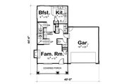 Craftsman Style House Plan - 3 Beds 2.5 Baths 1634 Sq/Ft Plan #20-1217 