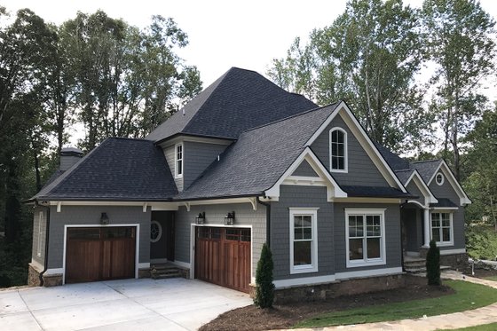 Exterior - Front Elevation 4 for Traditional House Plan #437-86 - 4 bed, 3.5 bath