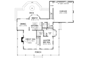 Country Style House Plan - 3 Beds 2.5 Baths 1663 Sq/Ft Plan #929-136 