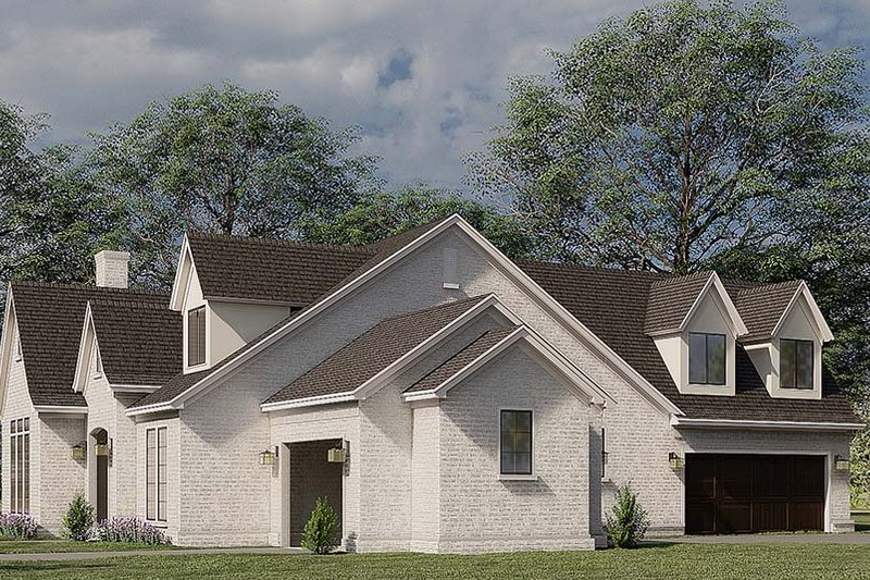 Architectural House Design - Exterior - Other Elevation 1 for European House Plan #923-184 - 3 bed, 2.5 bath