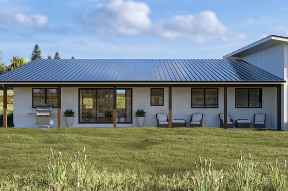 Exterior - Other Elevation 3 for Barndominium House Plan #455-769 - 3 bed, 2.5 bath