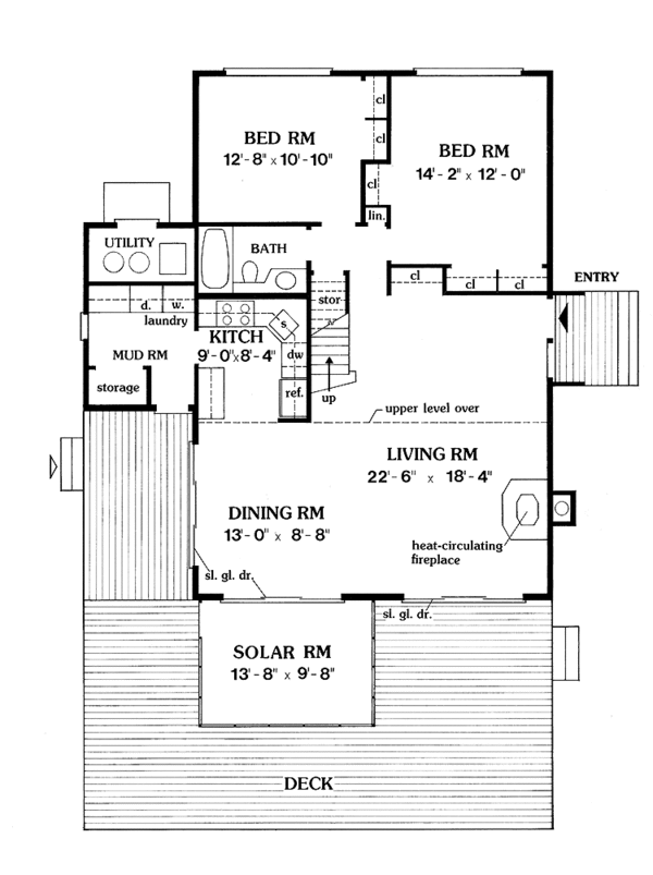 Home Plan - Contemporary Floor Plan - Main Floor Plan #456-82