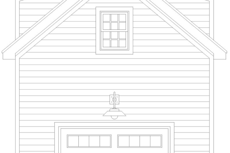 House Design - Exterior - Front Elevation 3 for Country House Plan #932-979, 0 bath