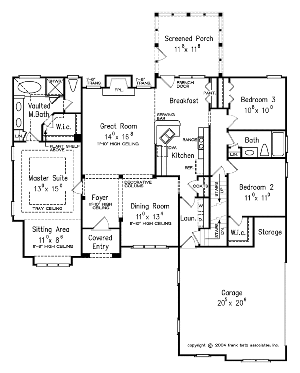 House Plan Design - Country Floor Plan - Main Floor Plan #927-315