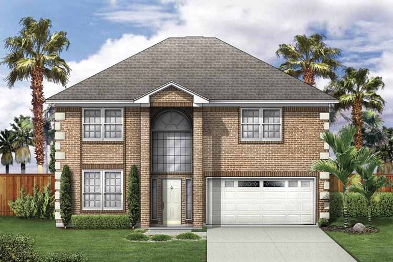 Dream House Plan - Traditional Exterior - Front Elevation Plan #84-765