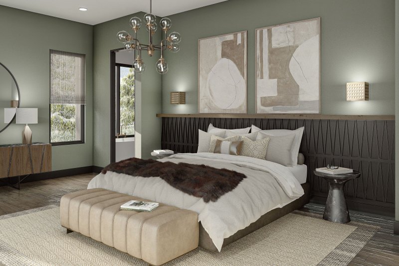 Dream House Plan - Interior - Master Bedroom for Modern House Plan #455-617 - 4 bed, 3.5 bath