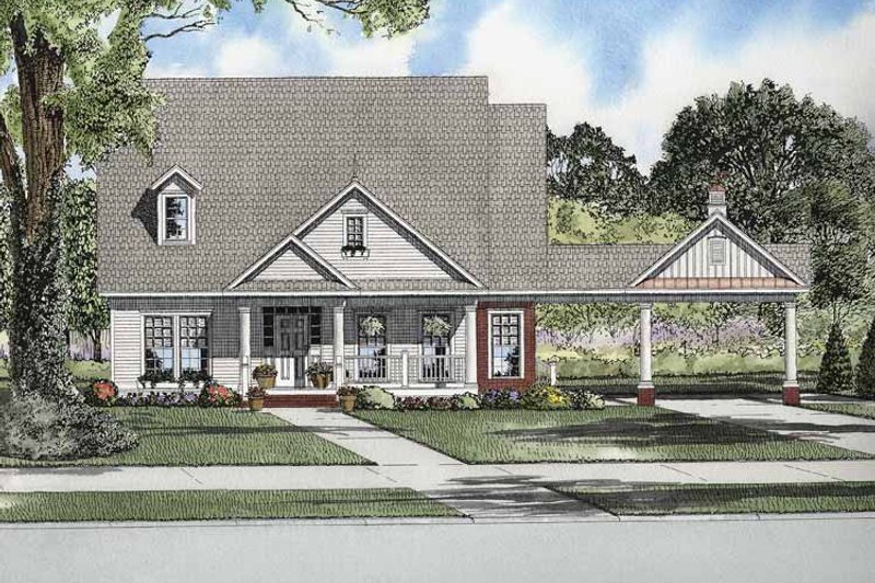 Home Plan - Craftsman Exterior - Front Elevation Plan #17-2864