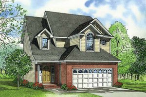 Exterior - Front Elevation 3 for Country House Plan #17-3254 - 3 bed, 2.5 bath