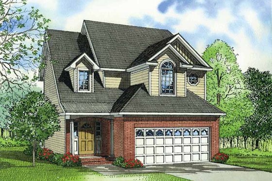 Exterior - Front Elevation 3 for Country House Plan #17-3254 - 3 bed, 2.5 bath
