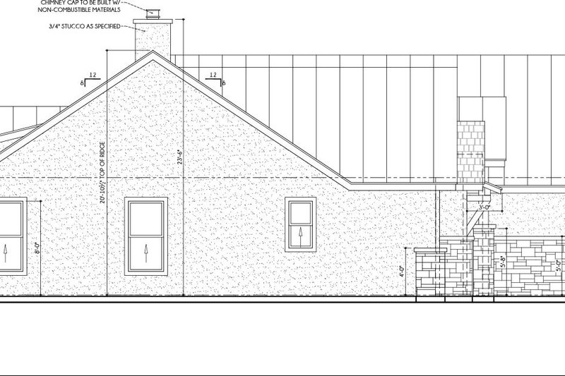 Dream House Plan - Exterior - Other Elevation for Modern House Plan #1110-27 - 3 bed, 3 bath