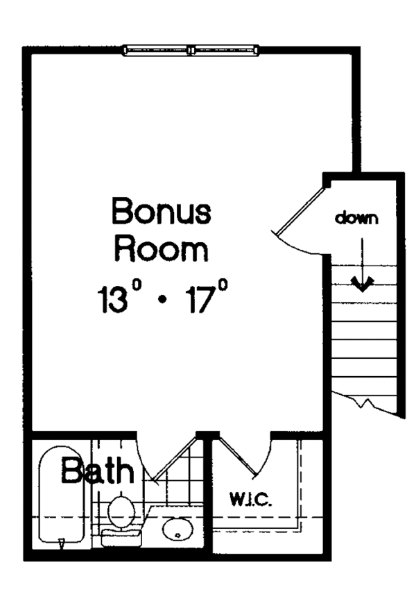 House Plan Design - European Floor Plan - Upper Floor Plan #417-785