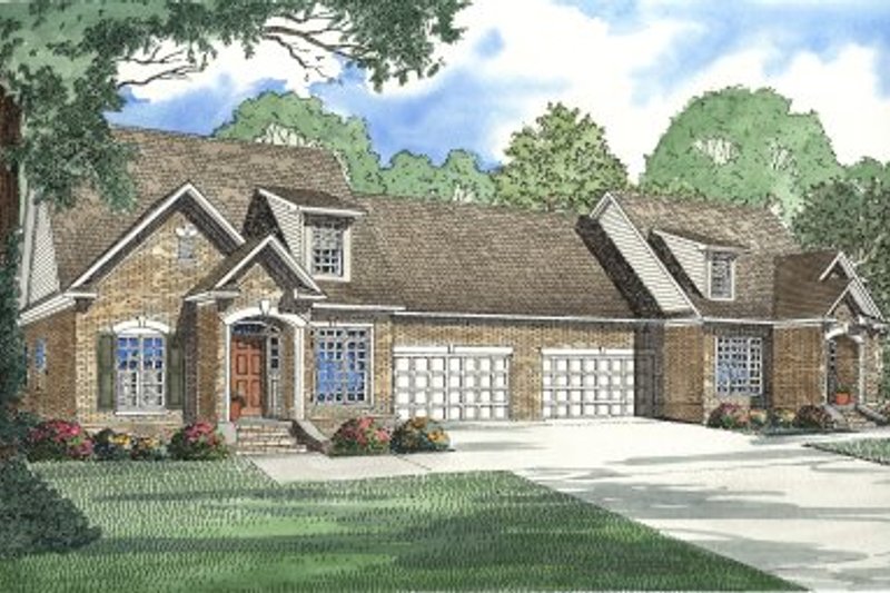House Plan Design - Traditional Exterior - Front Elevation Plan #17-2008