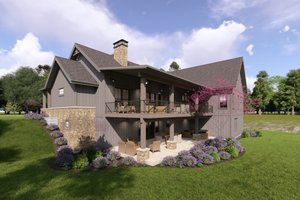 Exterior - Other Elevation 2 for Farmhouse House Plan #1069-41 - 3 bed, 2.5 bath