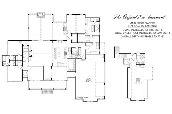 Floor Plan - Other Floor for Farmhouse House Plan #1074-113 - 4 bed, 3.5 bath