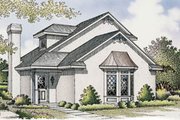 European Style House Plan - 2 Beds 2 Baths 1081 Sq/Ft Plan #45-102 