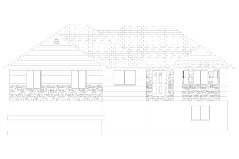 House Design - Exterior - Front Elevation 4 for Traditional House Plan #1060-225 - 3 bed, 2 bath