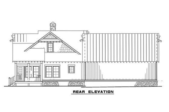 B/W elevation
