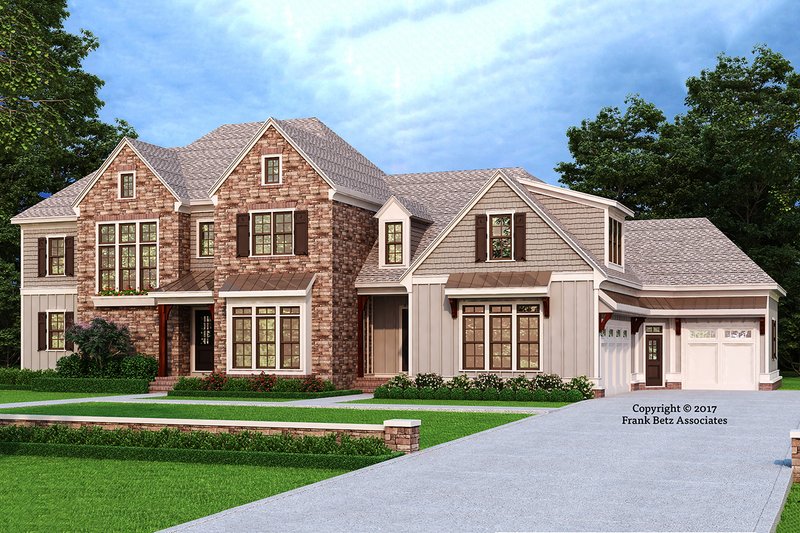Architectural House Design - Traditional Exterior - Front Elevation Plan #927-993