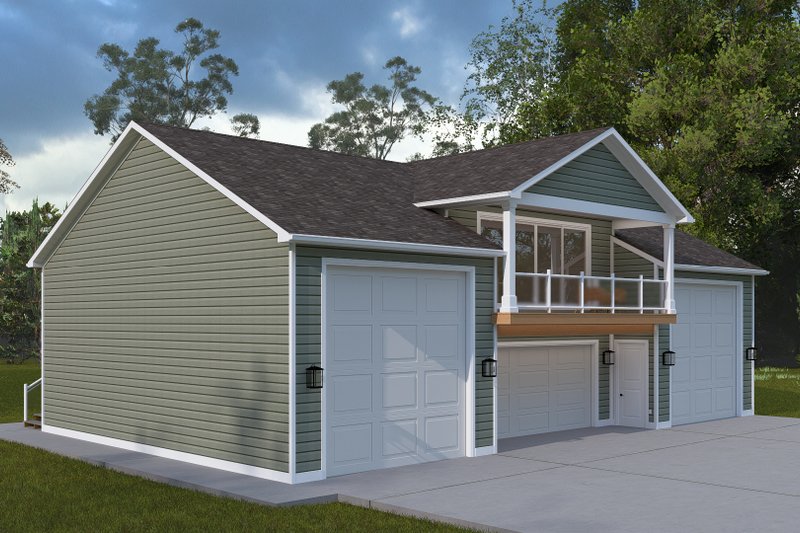 Architectural House Design - Exterior - Front Elevation 4 for Farmhouse House Plan #1060-343, 0 bath