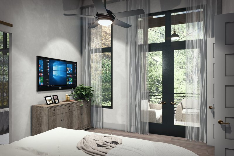 House Blueprint - Interior - Master Bedroom for Contemporary House Plan #120-293 - 3 bed, 3 bath