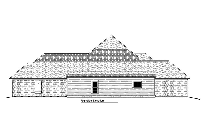 Home Plan - Exterior - Other Elevation for European House Plan #1081-18 - 4 bed, 3 bath