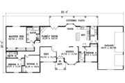 Adobe / Southwestern Style House Plan - 4 Beds 3 Baths 2367 Sq/Ft Plan #1-1456 
