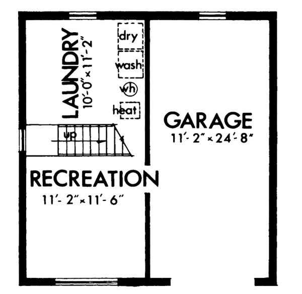 House Plan Design - Contemporary Floor Plan - Lower Floor Plan #320-762