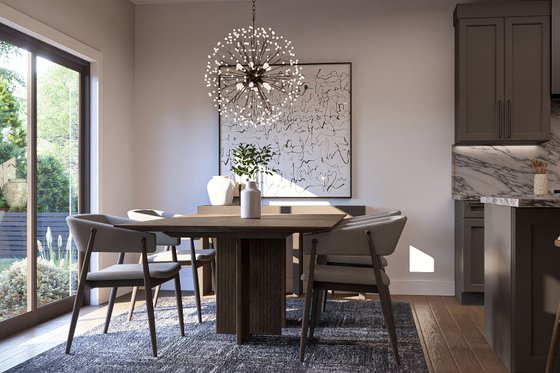 Interior - Dining Room for Modern House Plan #455-302 - 3 bed, 2 bath