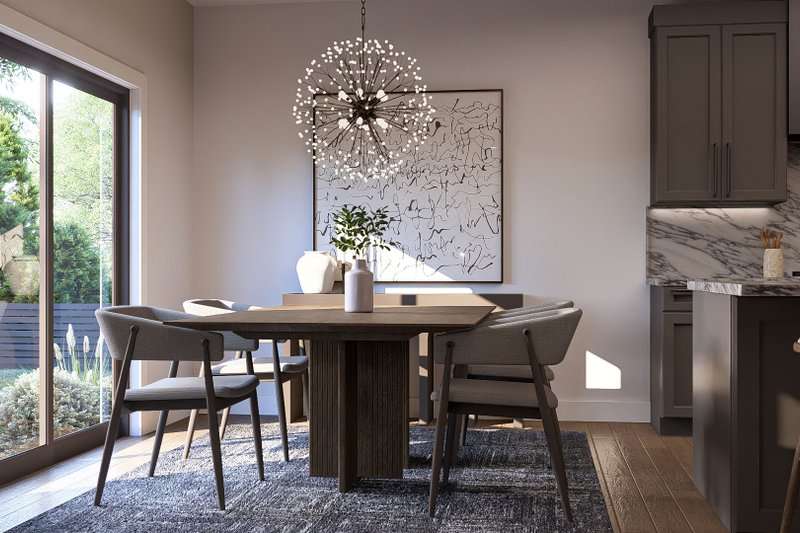 House Design - Interior - Dining Room for Modern House Plan #455-302 - 3 bed, 2 bath