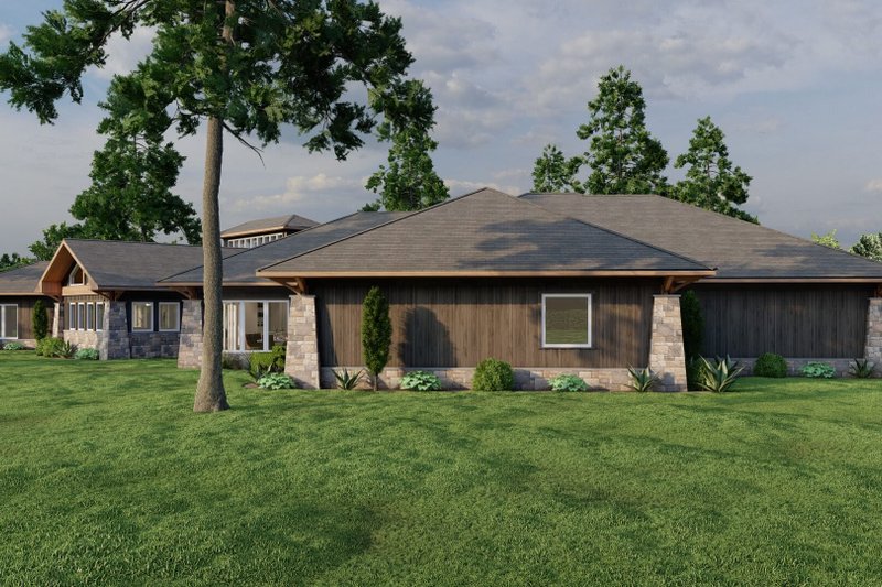 Dream House Plan - Exterior - Other Elevation 1 for Mediterranean House Plan #923-337 - 3 bed, 2.5 bath