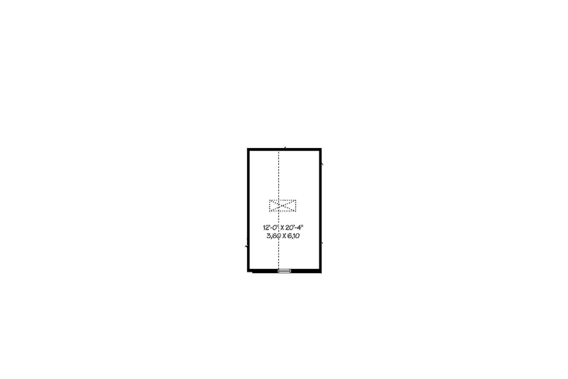 Home Plan - Floor Plan - Upper Floor for Craftsman House Plan #23-2437 - 3 bed, 1 bath