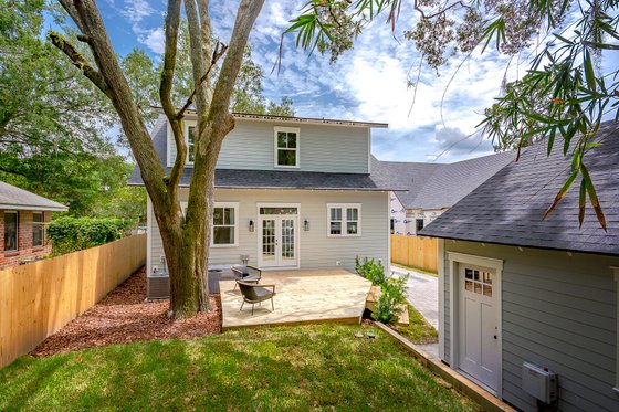 Exterior - Rear Elevation for Craftsman House Plan #461-73 - 3 bed, 3 bath