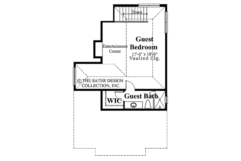 Home Plan - Floor Plan - Upper Floor for Mediterranean House Plan #930-107 - 4 bed, 4.5 bath