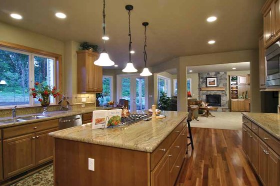 Interior - Kitchen 2 for Craftsman House Plan #132-241 - 4 bed, 3.5 bath