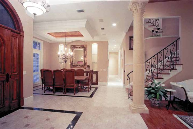 Dream House Plan - Interior - Entry for Mediterranean House Plan #1039-3 - 6 bed, 6 bath