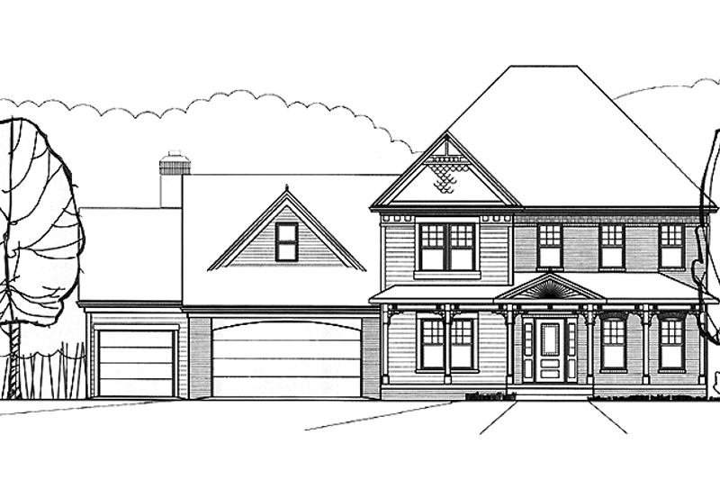 House Blueprint - Country Exterior - Front Elevation Plan #978-17