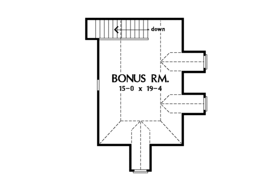 Floor Plan - Other Floor for Traditional House Plan #929-575 - 3 bed, 2.5 bath